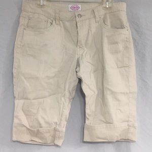 New Attitude Khaki Bermuda Shorts Size 13